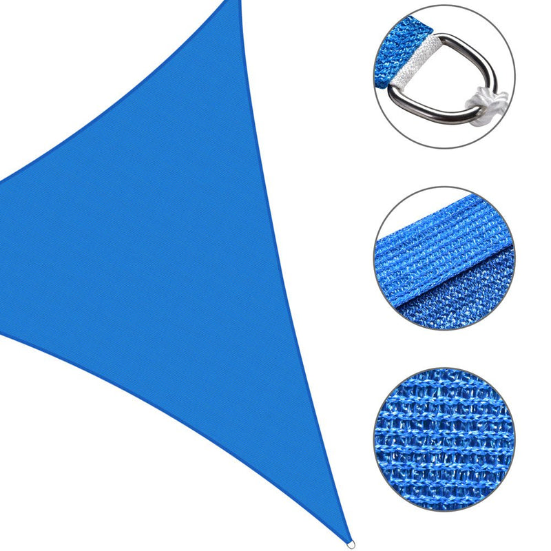 Equilateral Triangle Sun Shade Sail Outdoor Pool Canopy - Homefaire