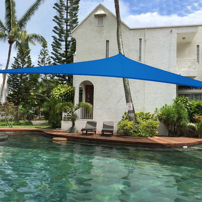 Equilateral Triangle Sun Shade Sail Outdoor Pool Canopy - Homefaire